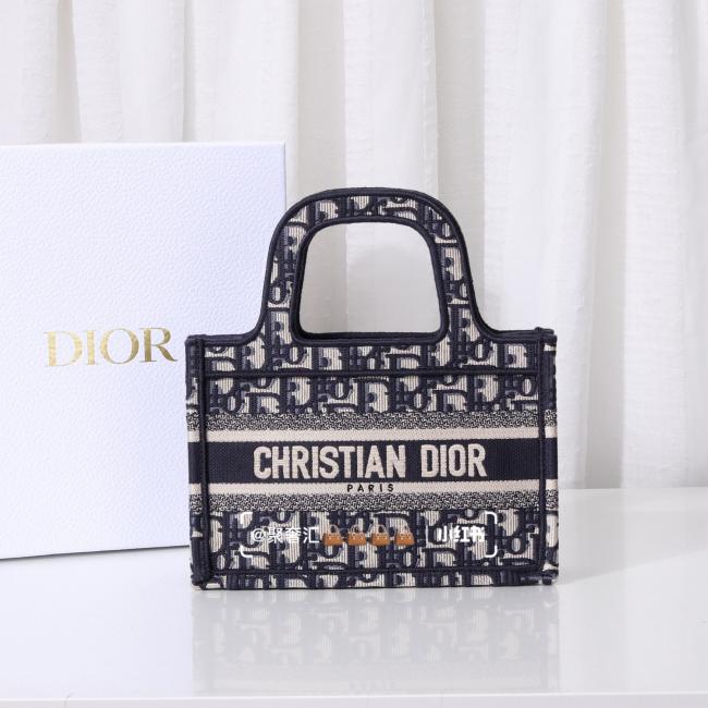 Dior Book Tote 迷你托特包采用 Dior 创意总监 Maria G