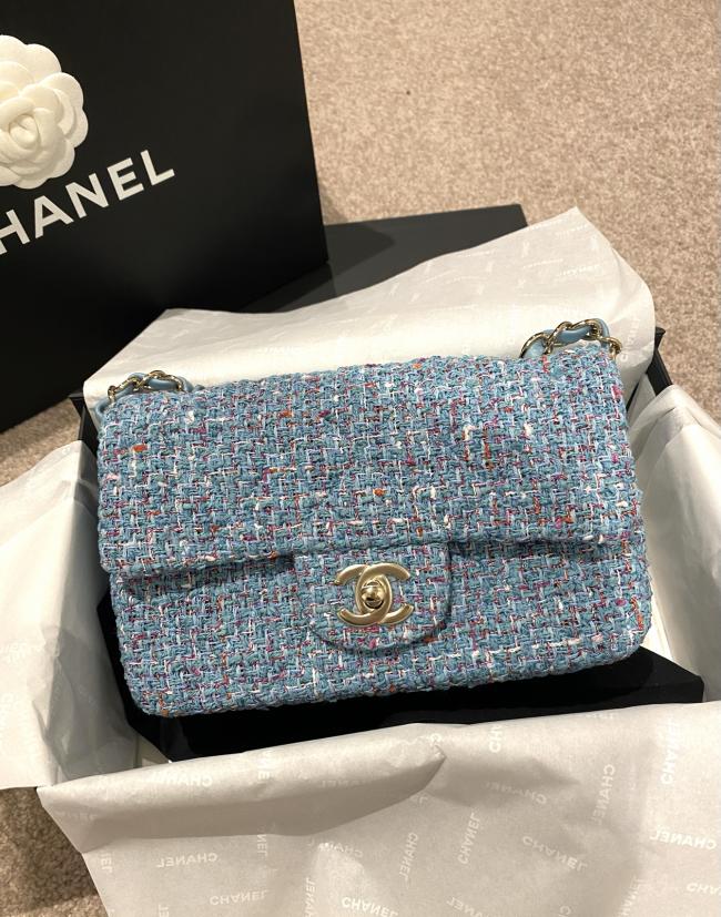 chanel 2021春夏新款编织minicf