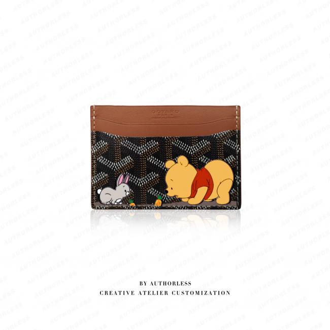 AUTHORLESS: Goyard黑棕卡包 小熊维尼 定稿