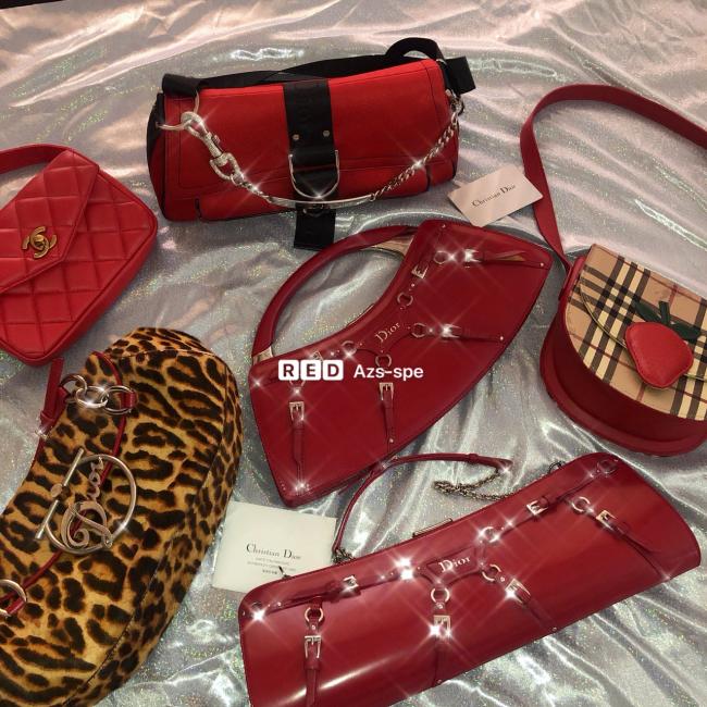 dior vintage中古包之紅紅火火