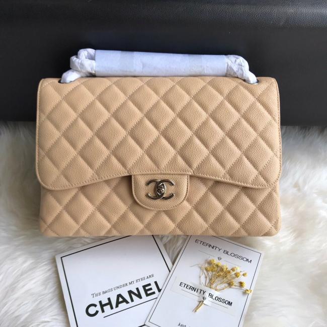 CHANEL CF 1113 小牛皮手袋 30厘米球纹款，原单品质，法国原厂进口