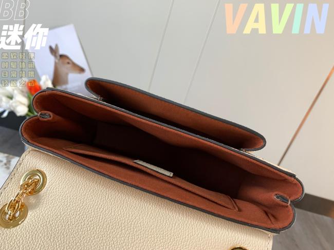 LV M44550 Vavin奶白色压花设计小号手袋