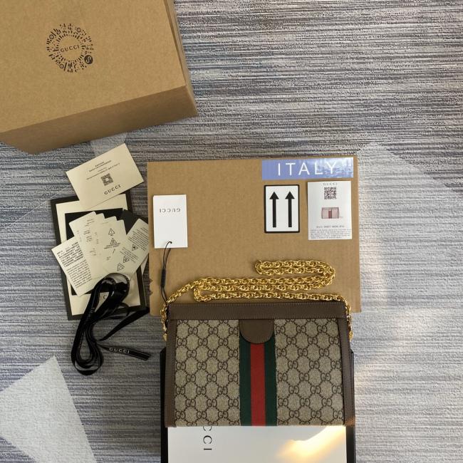 Gucci 古驰Ophidia系列503877全套包装，复古风格设计