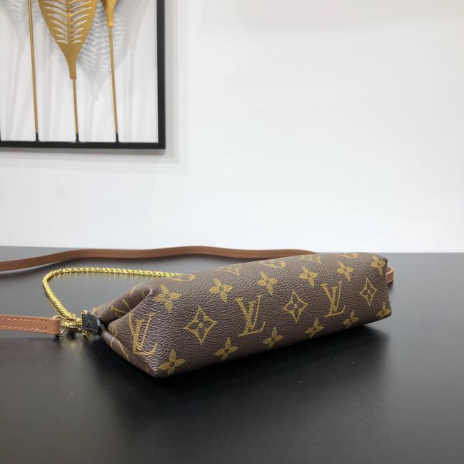 LV Monogram M41639 帆布粒面皮革多功能包袋