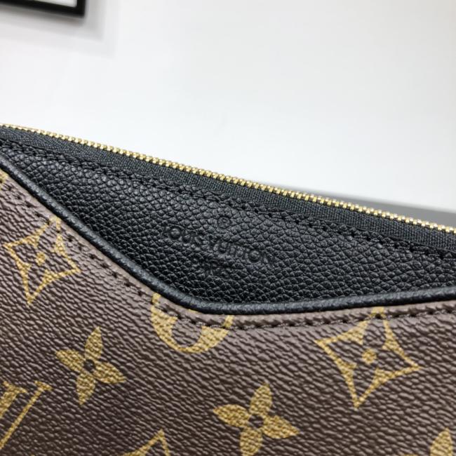 LV Monogram M41639 帆布粒面皮革多功能包袋