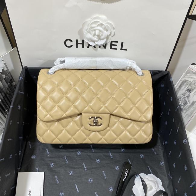 CHANEL JUMBO 1113 V格 大号30m 进口皮