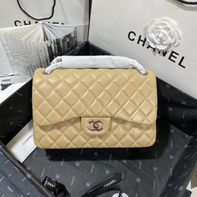 CHANEL JUMBO 1113 V格 大号30m 进口皮