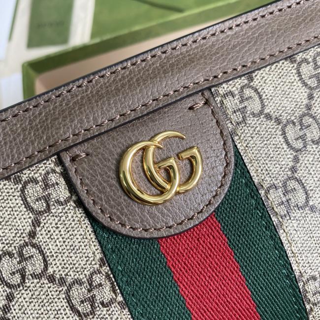 Gucci Ophidia 6026中号手提包，复古设计，高级人造帆布