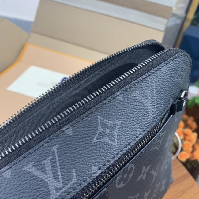 LV M60417克花 Damier Graphite手拿包