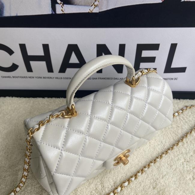 CHANEL Mini CfHandle 珠光色 AS2431 夏季限定款