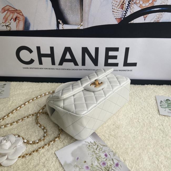 CHANEL Mini CfHandle 珠光色 AS2431 夏季限定款