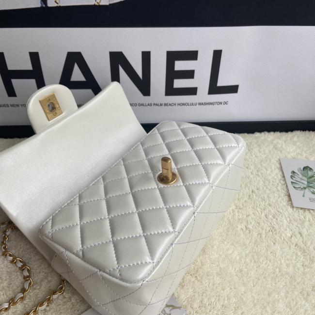 CHANEL Mini CfHandle 珠光色 AS2431 夏季限定款