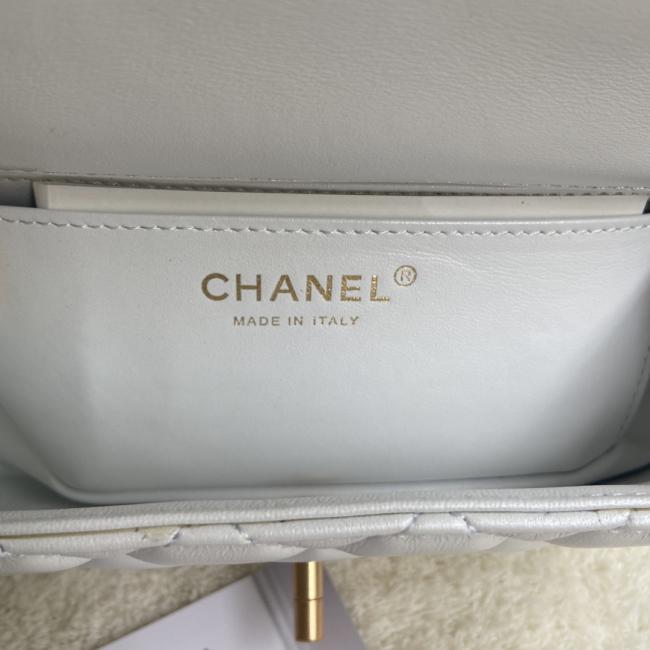 CHANEL Mini CfHandle 珠光色 AS2431 夏季限定款