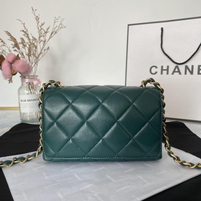 CHANEL AS2633 羊皮系列 单盖口盖包 2021新款