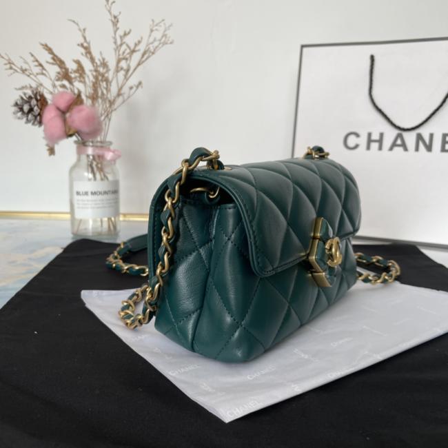 CHANEL AS2633 羊皮系列 单盖口盖包 2021新款