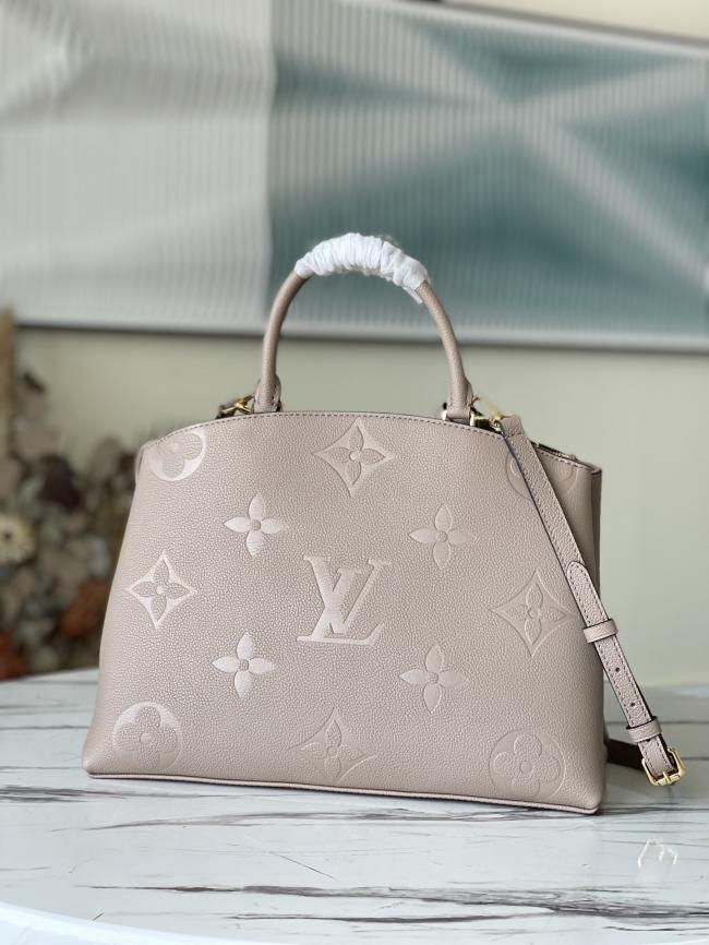 LV M45833 Grand Palais 原单灰色压花手袋