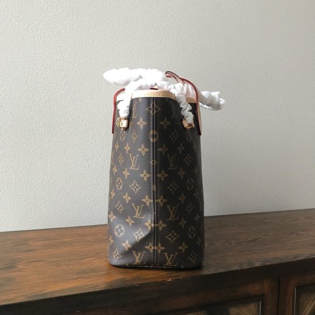 LV Neverfull M40995老花中号杏色内里复刻版全新演绎