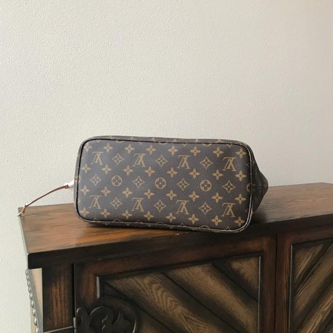 LV Neverfull M40995老花中号杏色内里复刻版全新演绎