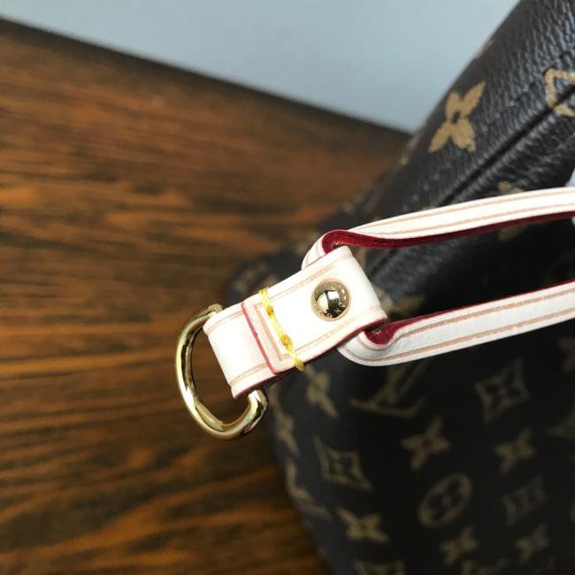 LV Neverfull M40995老花中号杏色内里复刻版全新演绎