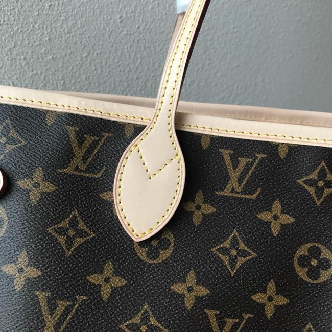 LV Neverfull M40995老花中号杏色内里复刻版全新演绎