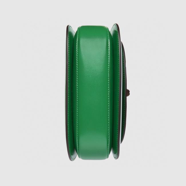 GUCCI原厂皮竹节小号手提包6757 Aria-时尚咏叹调绿色包装