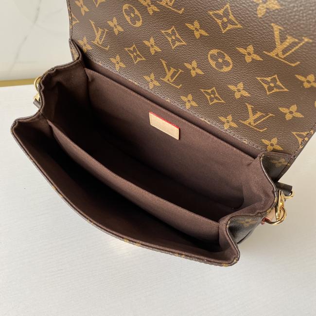 LV M40老花 Pochette Metis 手袋，巧优雅Monogram帆布，多功能设计