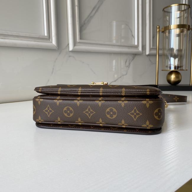 LV M40老花 Pochette Metis 手袋，巧优雅Monogram帆布，多功能设计