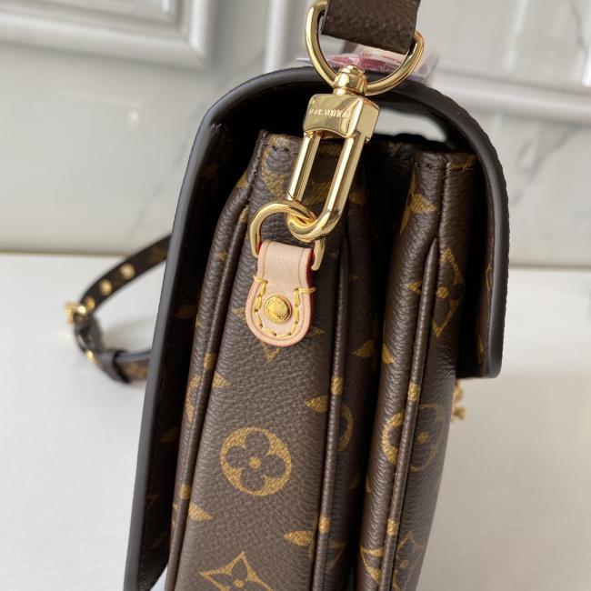 LV M40老花 Pochette Metis 手袋，巧优雅Monogram帆布，多功能设计