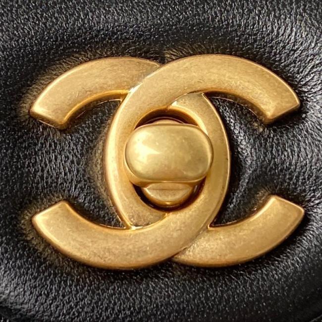 香奈儿 Chanel AS1786 金属cf mini 口盖包，多功能链条包
