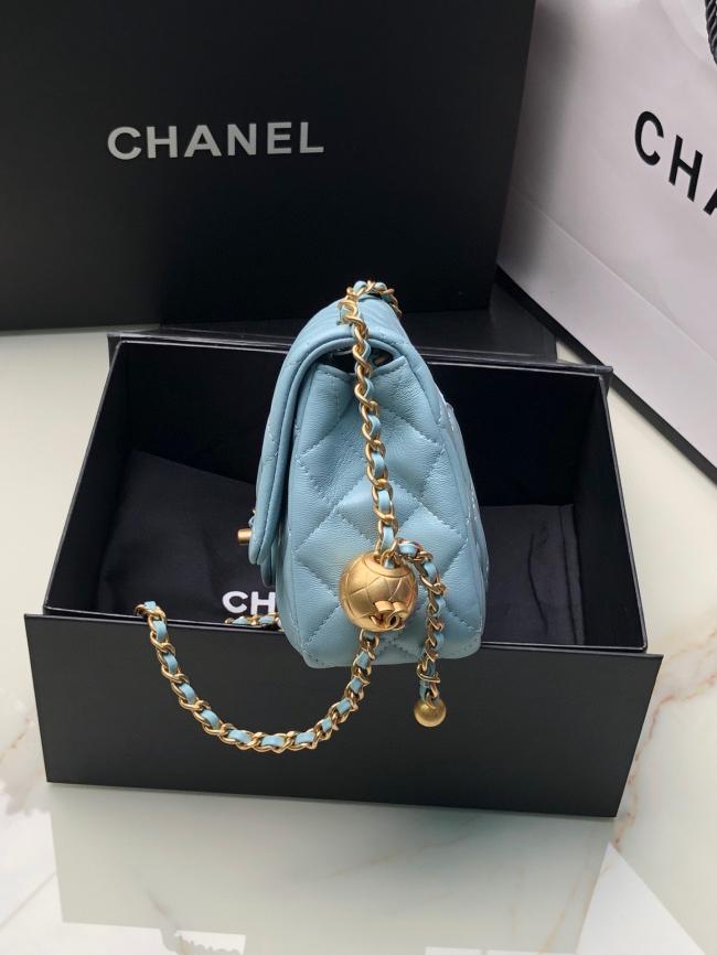 CHANEL AS1787 原单进口小羊皮手提包