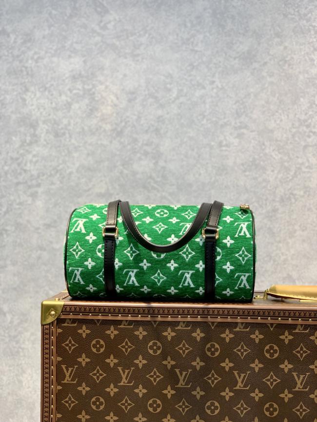 LV M46206 Papillon Monogram 软绒布手袋