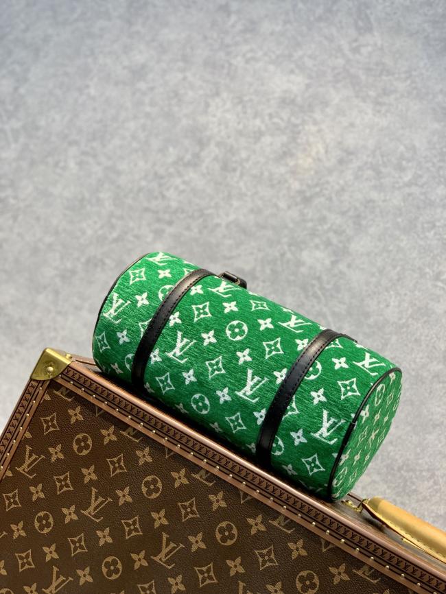 LV M46206 Papillon Monogram 软绒布手袋