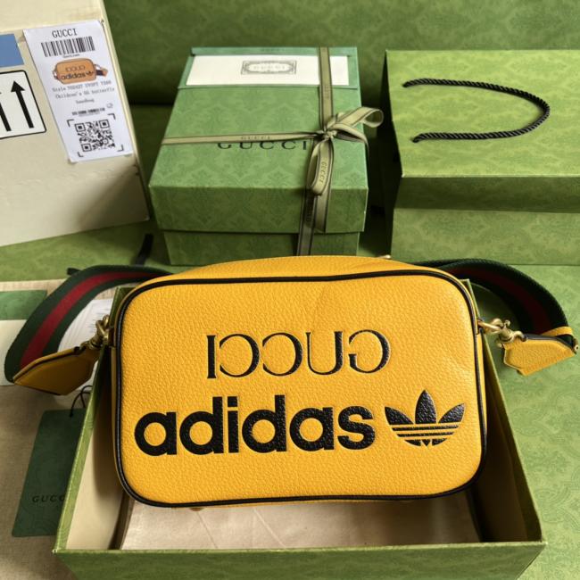 Gucci 古驰 702427 斜挎相机包 adidas联名款