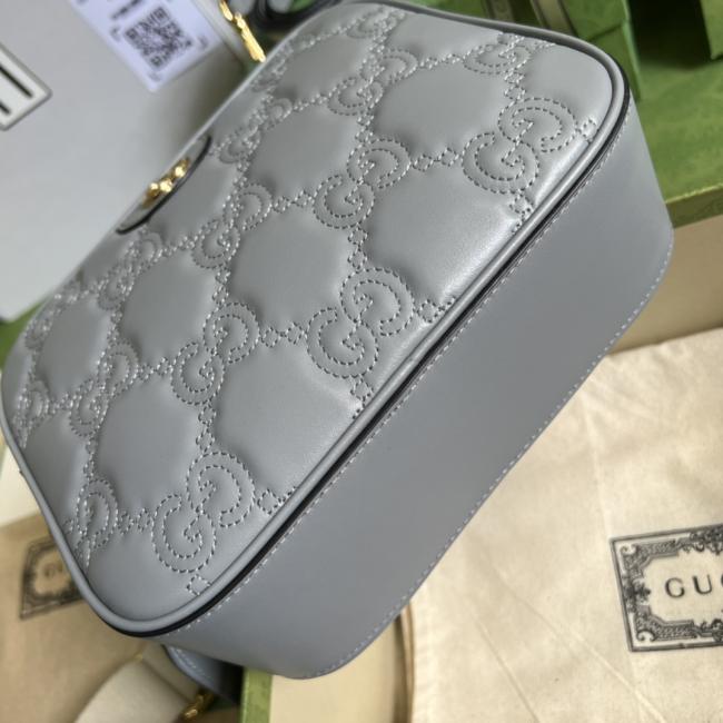 Gucci Ophidia 702234古驰爱的进行曲灰色斜挎包