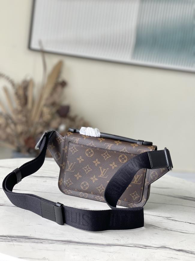 LV M45807 S Lock Sling Monogram Macassar硬箱手袋