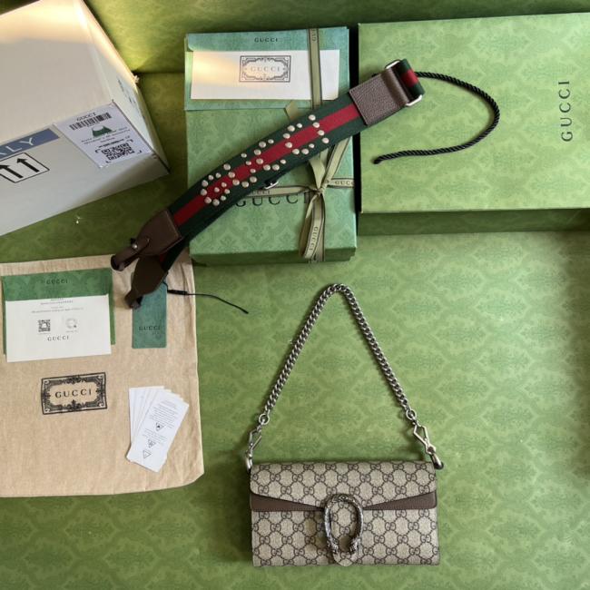 Gucci Dionysus 7317 GG Supreme系列小号肩背包