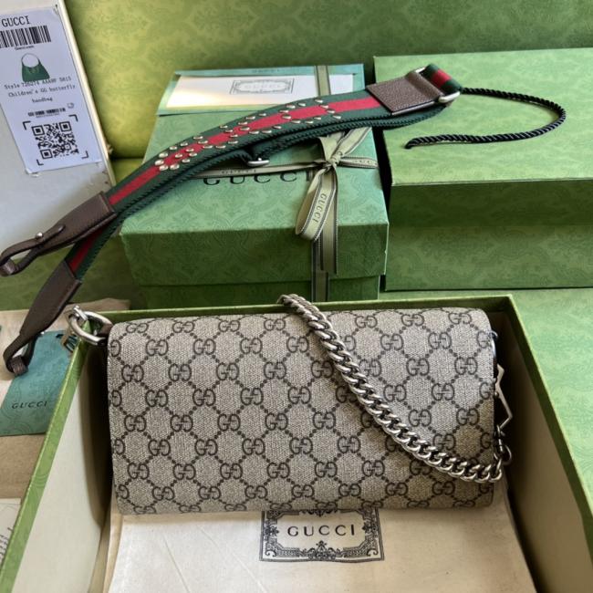 Gucci Dionysus 7317 GG Supreme系列小号肩背包