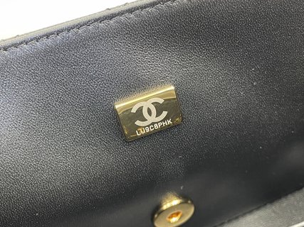 CHANEL Classic Flap 鱼子酱小牛皮包01115