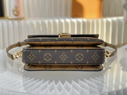 LV POCHETTE MÉTIS EAST WEST M46279黄花原厂皮手袋