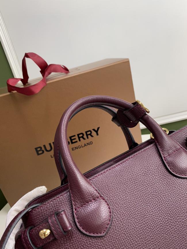 Burberry 7131 The Banner House Check Leather Handbag