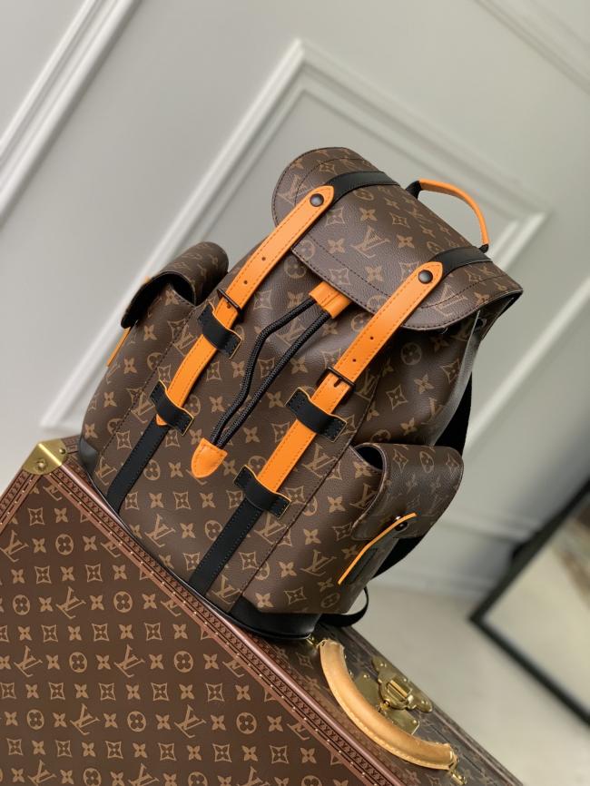 LV M46699 Christopher Monogram Macassar 双肩包新款