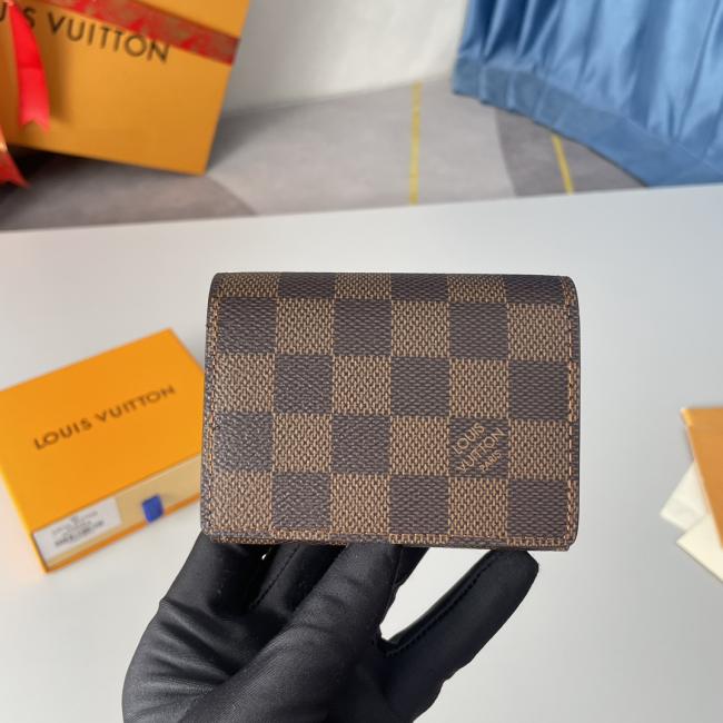 LV N63338 Damier Graphite Enveloppe Carte de Visite 名片实拍