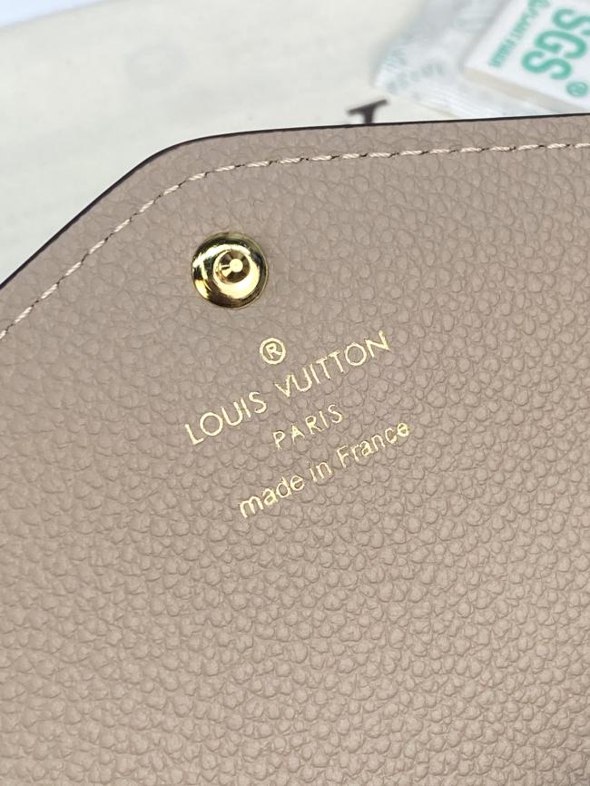 LV M81049 Monogram Empreinte 小牛皮拉链钱包，经典款式，时尚钱包推荐