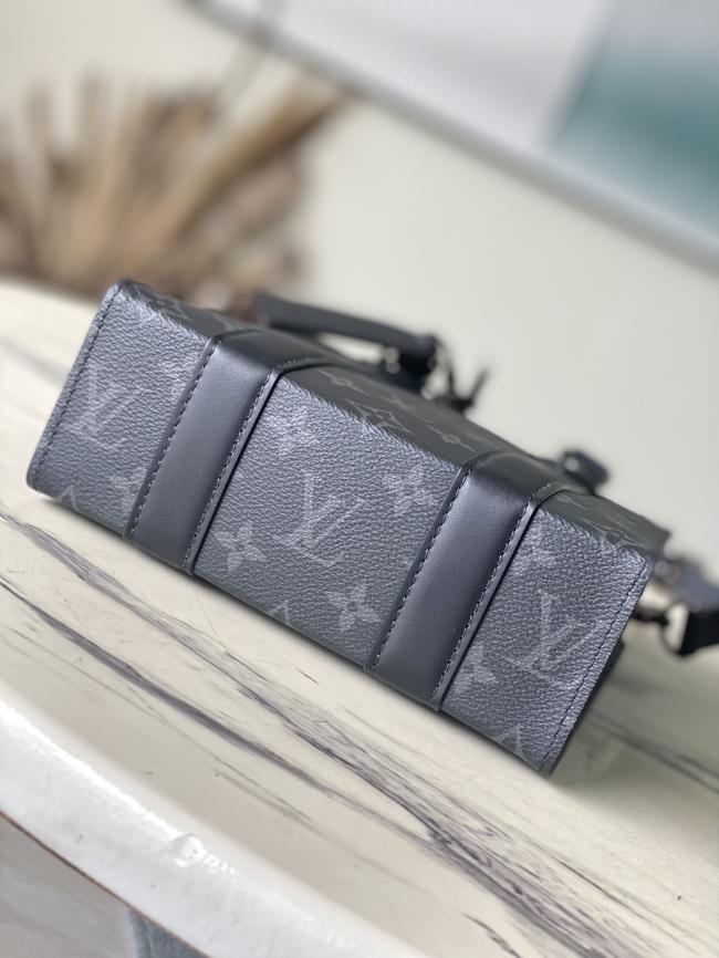 LV M46453 黑花 Monogram Eclipse 迷你男包