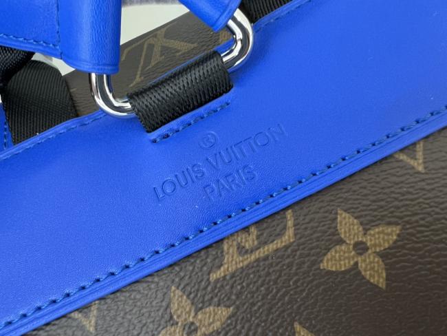 LV Christopher Monogram Macassar 中号双肩包，时尚俊朗，侧袋设计方便